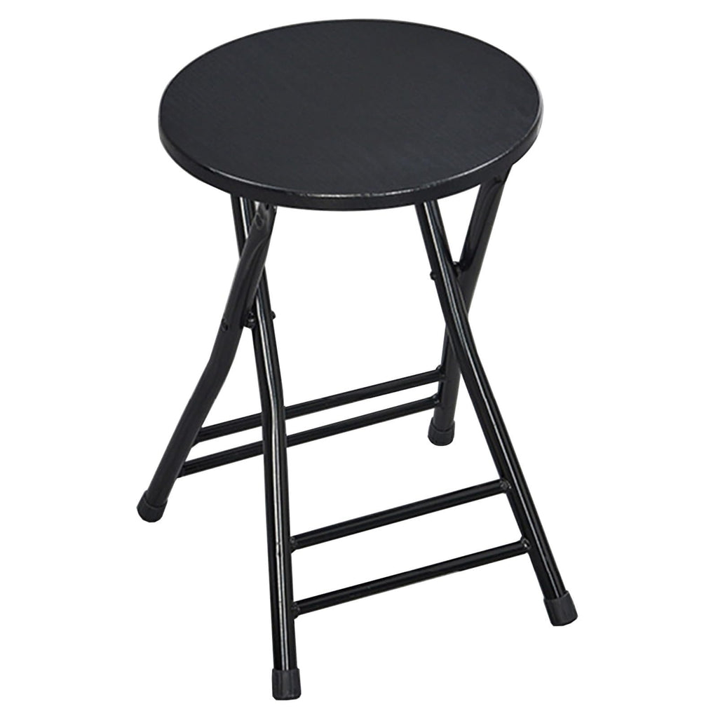 18 Inch Backless Folding Bar Stool with Footrest W90902