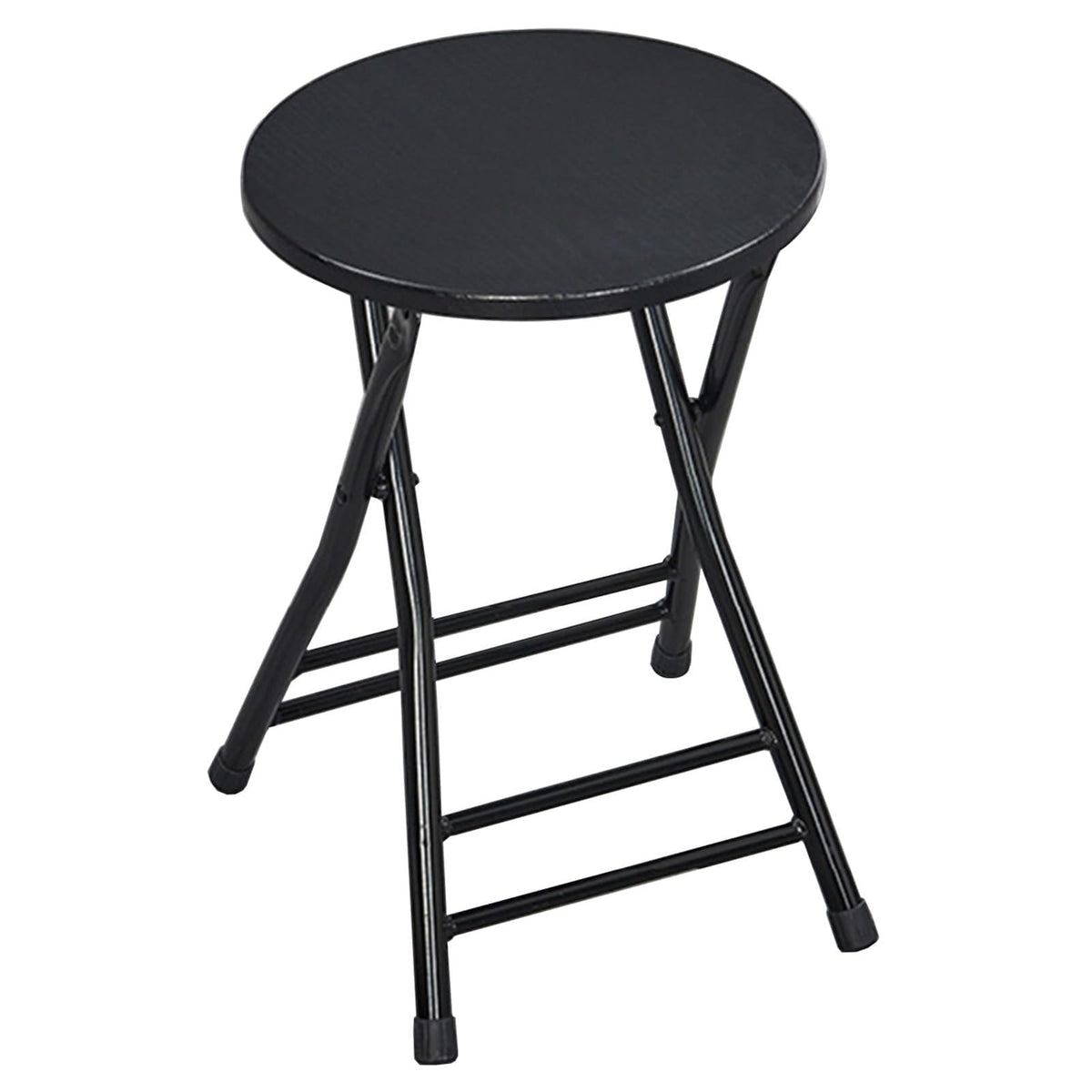 18 Inch Backless Folding Bar Stool with Footrest W90902