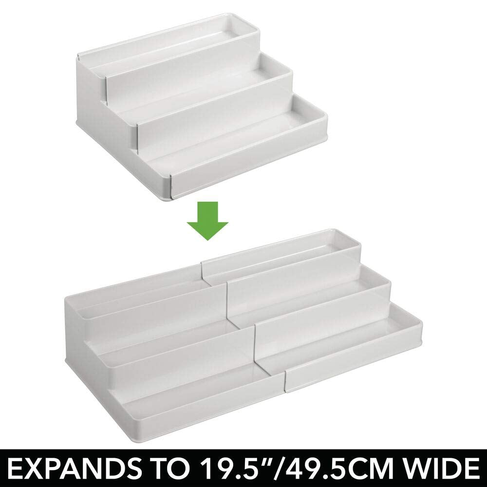 Plastic Expandable 3-Tier Shelf Rack Organizer I503