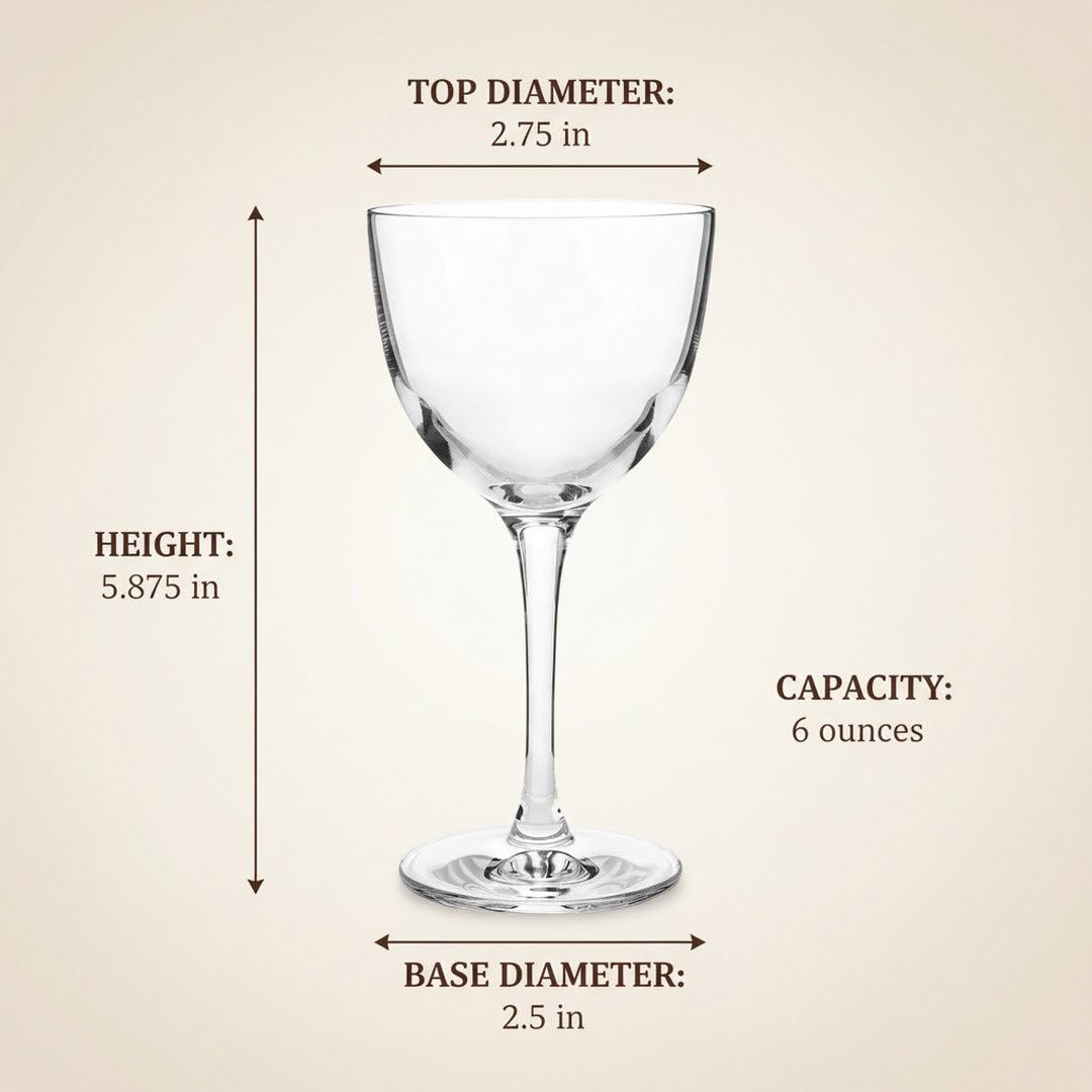 Crystal Coupette-Style Glass 2-Piece Set V83245