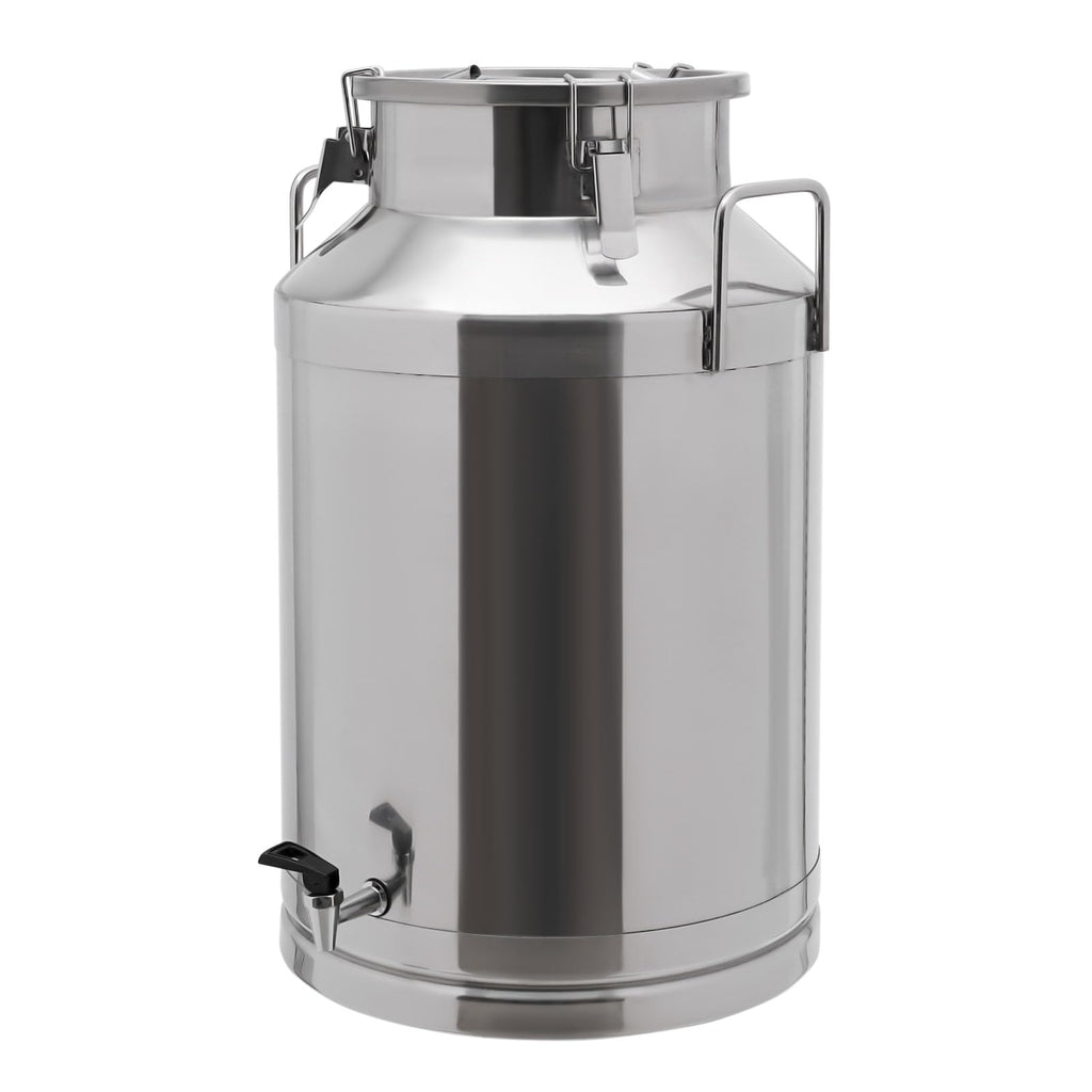 60L Stainless Steel Milk Can with Faucet and Sealed Lid H3435