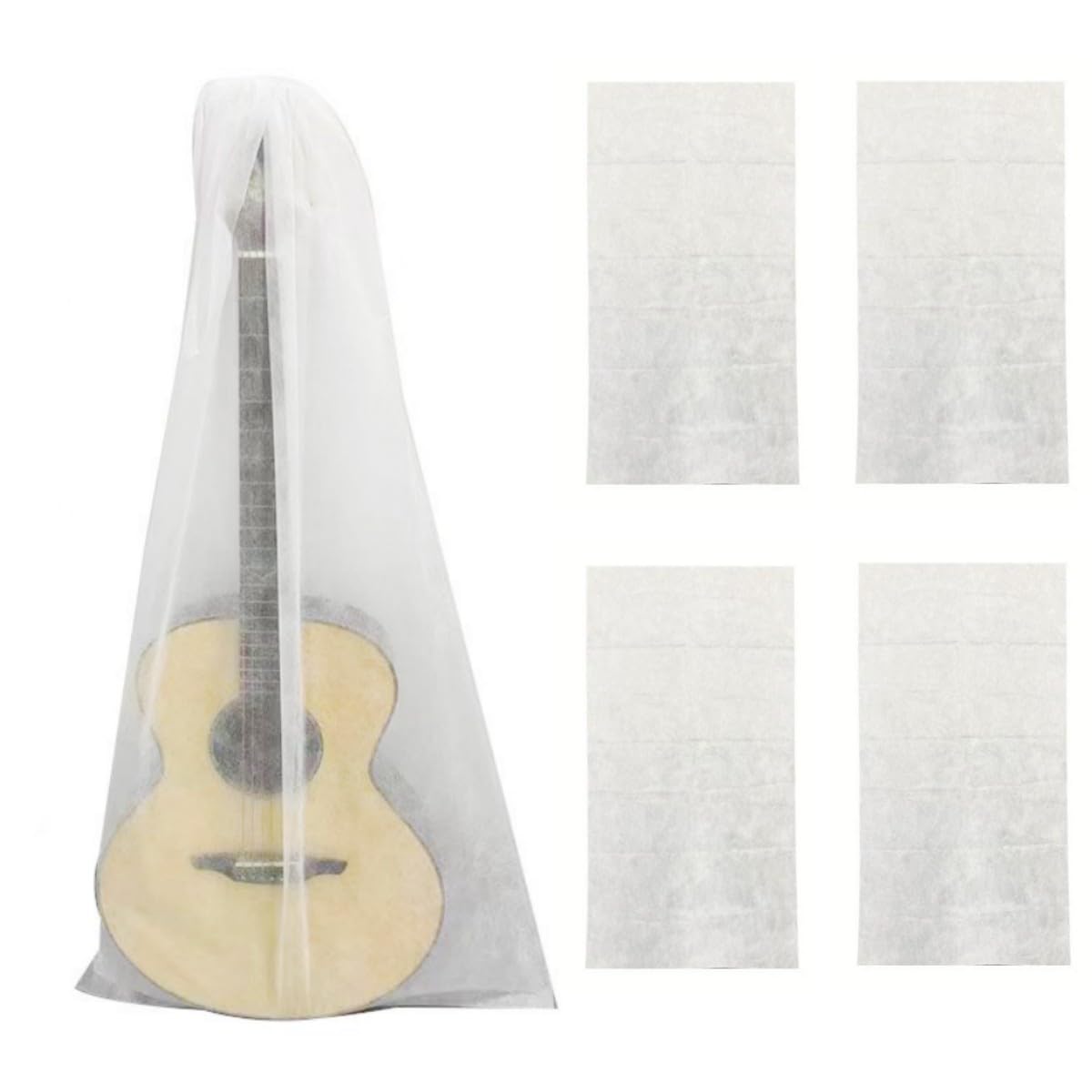4 Pack Non-Woven Fabric Guitar Dust Cover Y740664