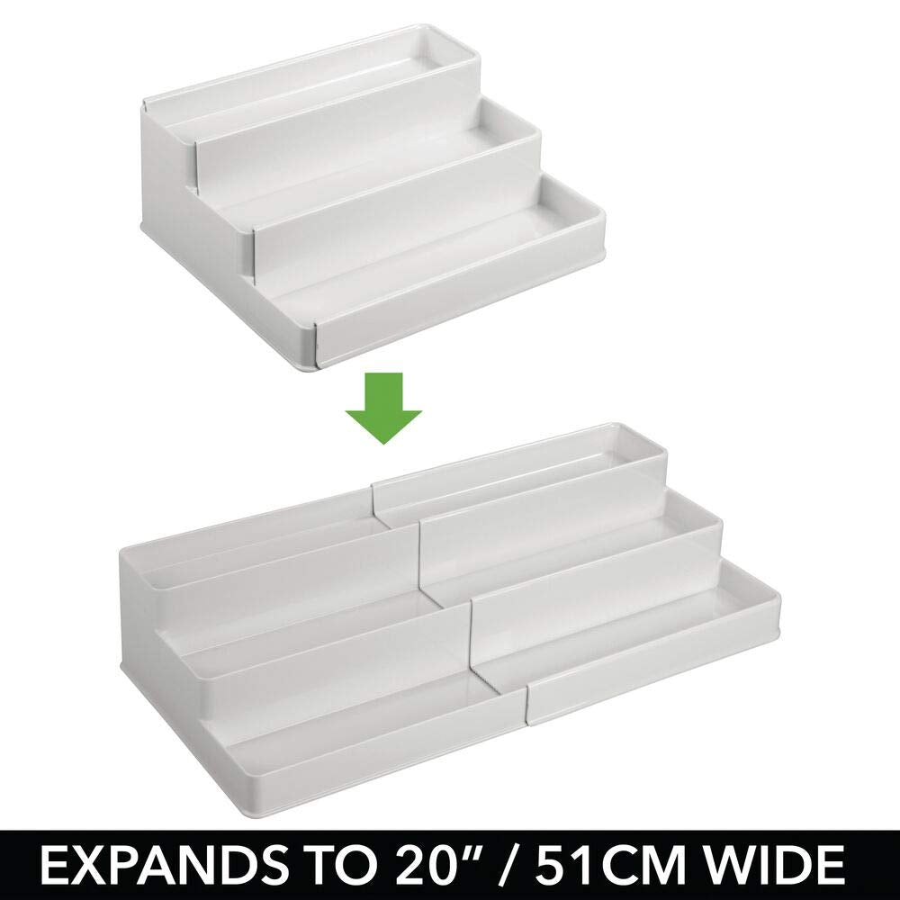 Plastic Expandable 3-Tier Shelf Rack Organizer I503
