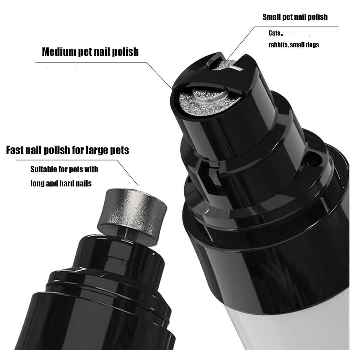 Cortador De Uñas Sin Estrés USB Rechargeable Automatic Pet Nail Trimmer F637