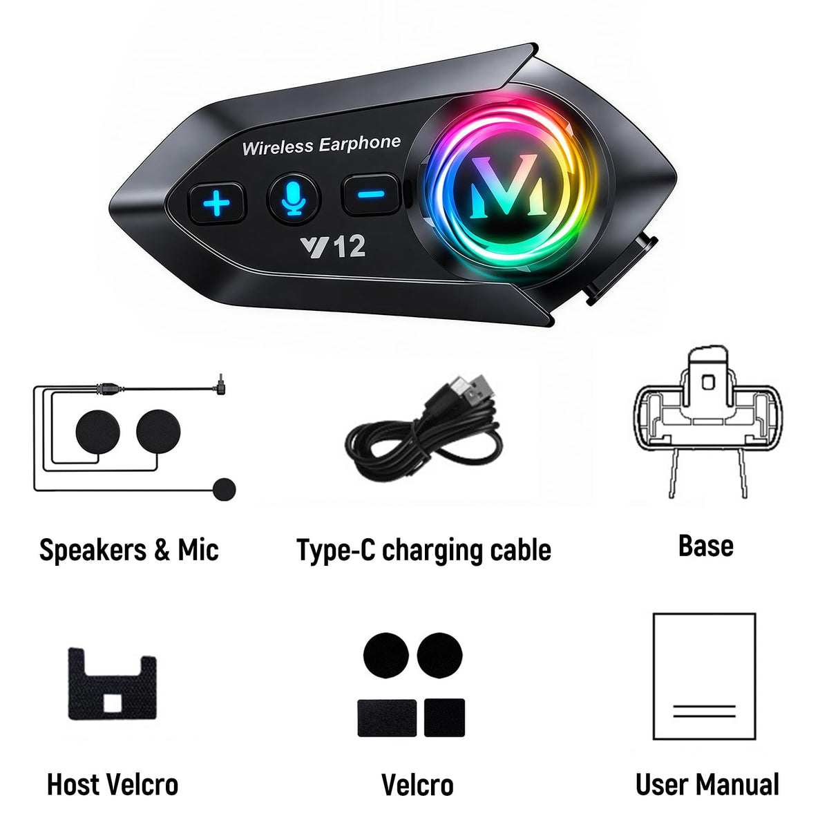 Motorcycle Helmet Bluetooth DOT Approved S390