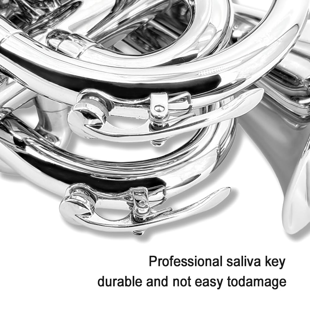 Pocket Trumpet Mini Brass Instrument with 7C Mouthpiece & Case F769923