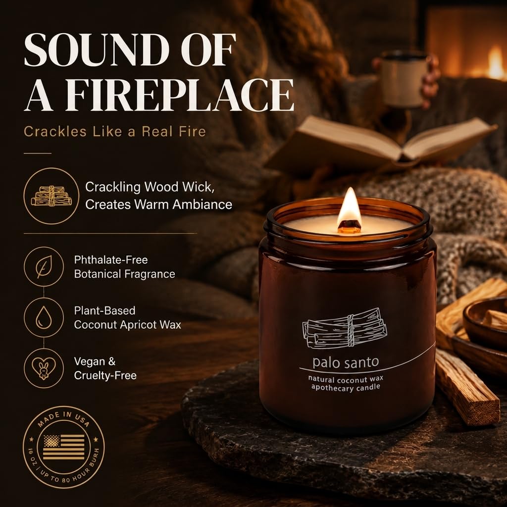 16 oz Wood Wick Candle Y32353
