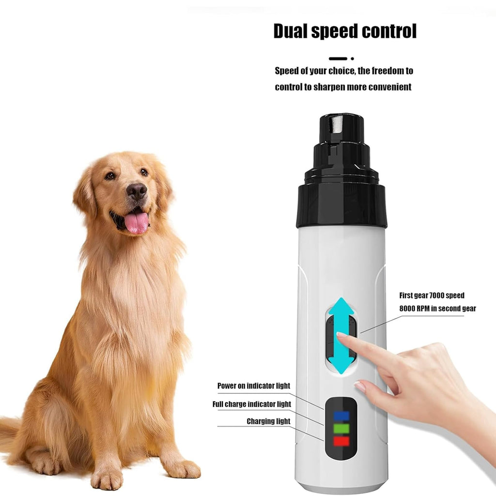 Cortador De Uñas Sin Estrés USB Rechargeable Automatic Pet Nail Trimmer F637