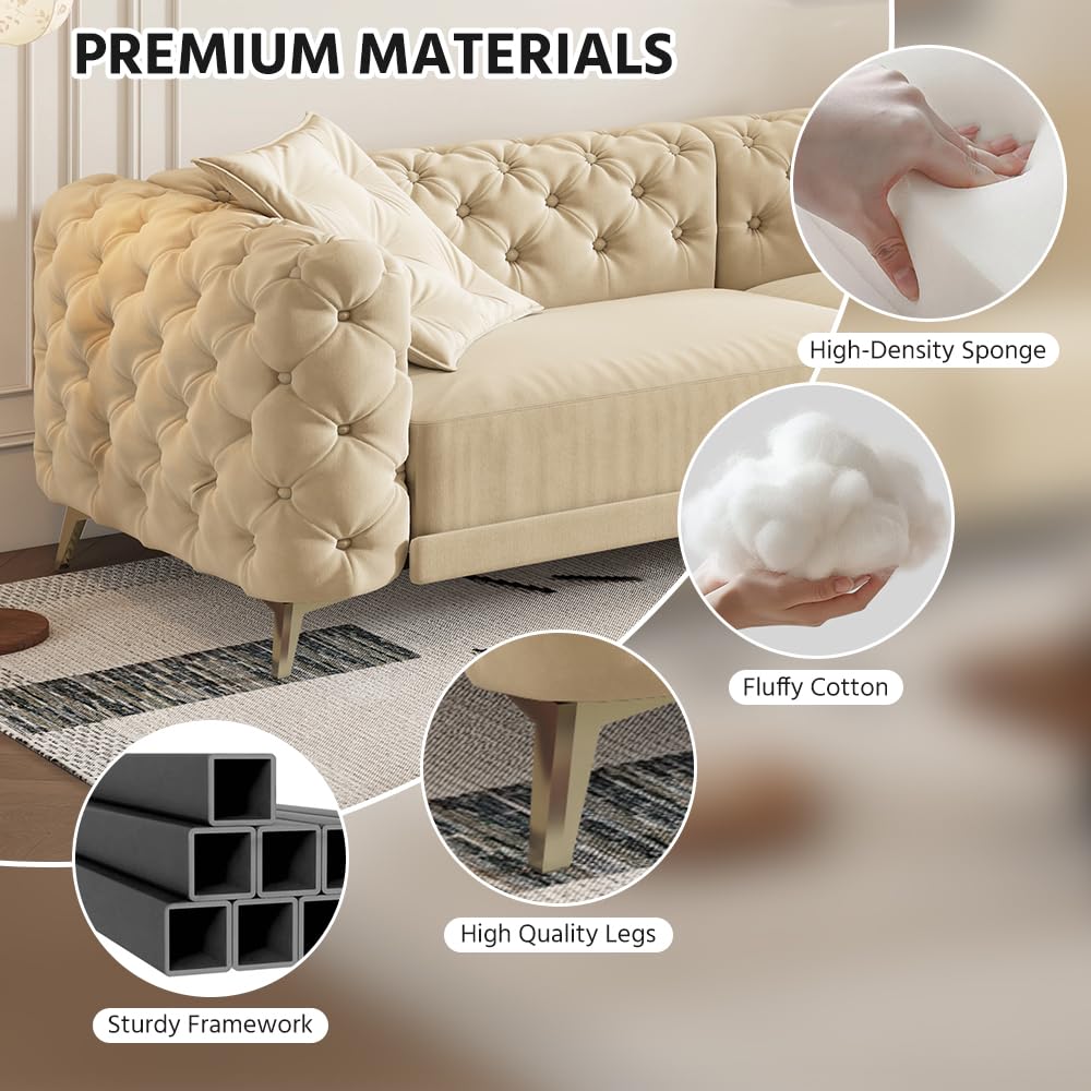 King Size Velvet Sleeper Sofa Bed M76933