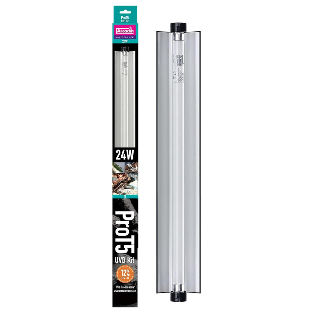 22.5" 24 Watts 12% UVB Desert Reptile Light Fixture Kit M1010