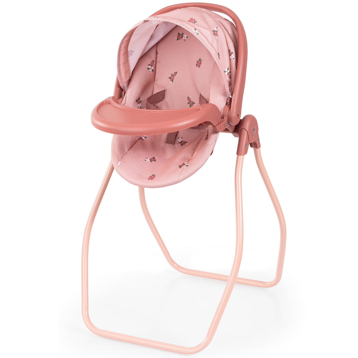 Pink Convertible Doll Highchair Swing Bed Car Seat J394980