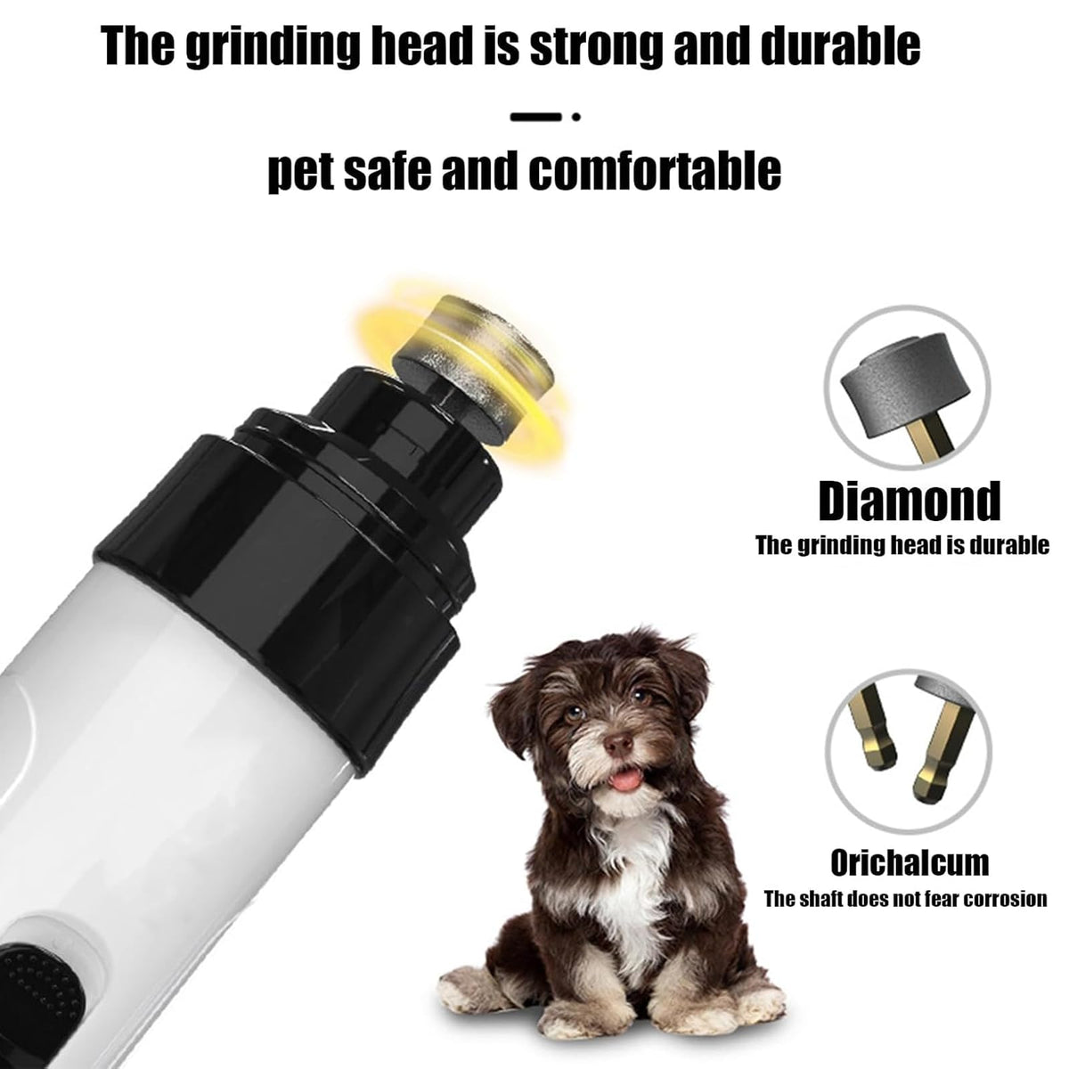 Cortador De Uñas Sin Estrés USB Rechargeable Automatic Pet Nail Trimmer F637