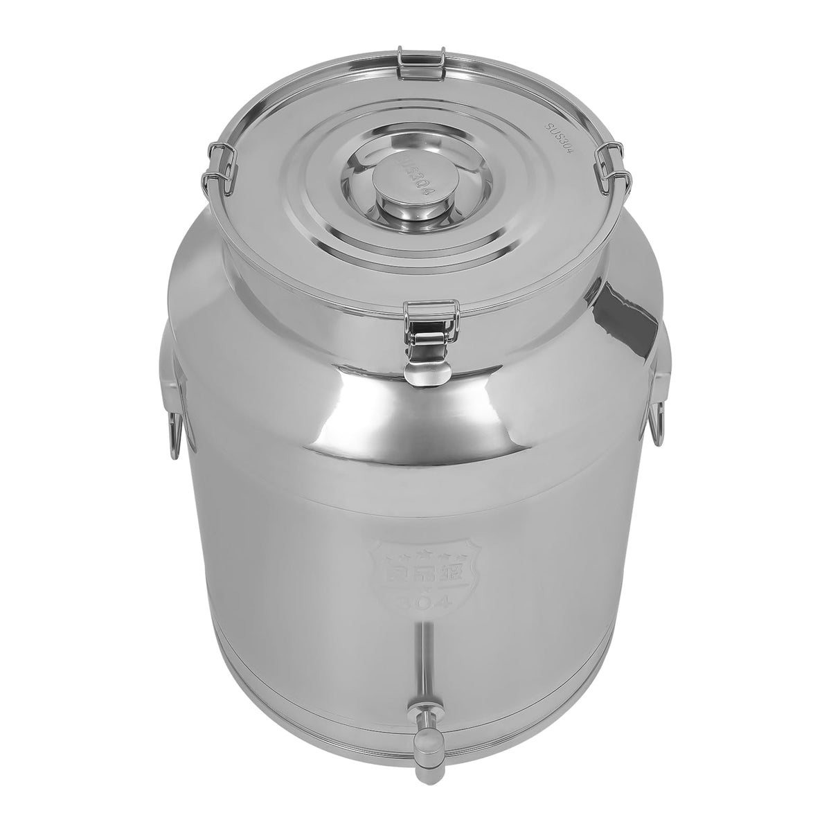 64L Stainless Steel Milk Can with Faucet P193993