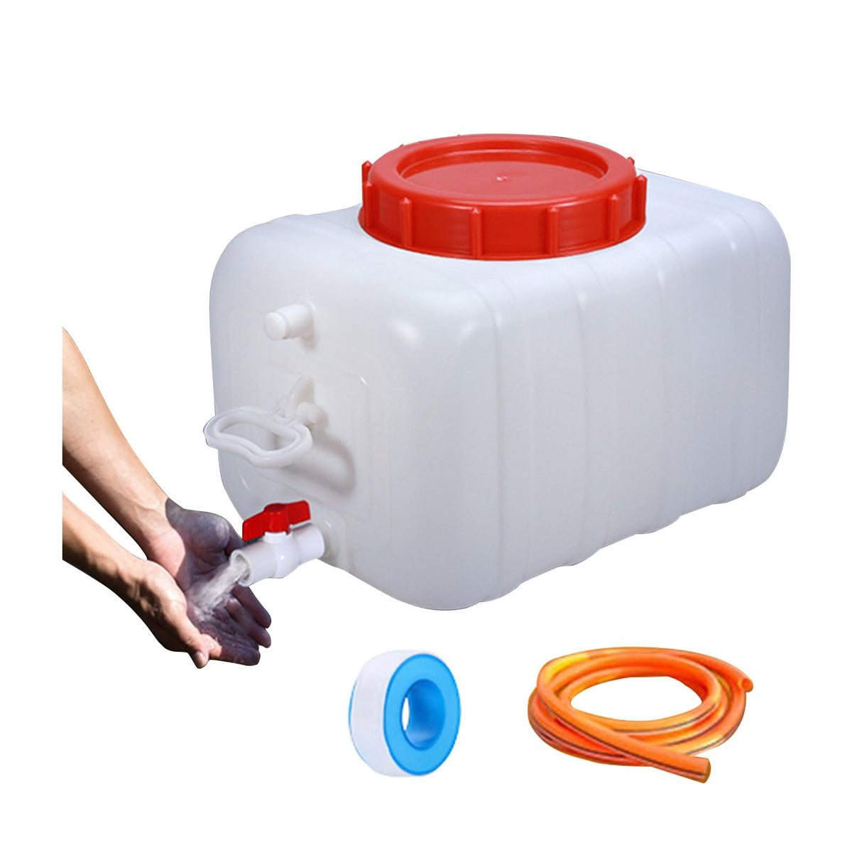 52.8 Gallon Portable Water Storage Container with Spigot U1635