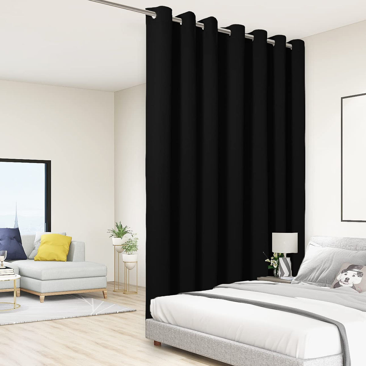 Extra Wide Room Divider Curtain A6521