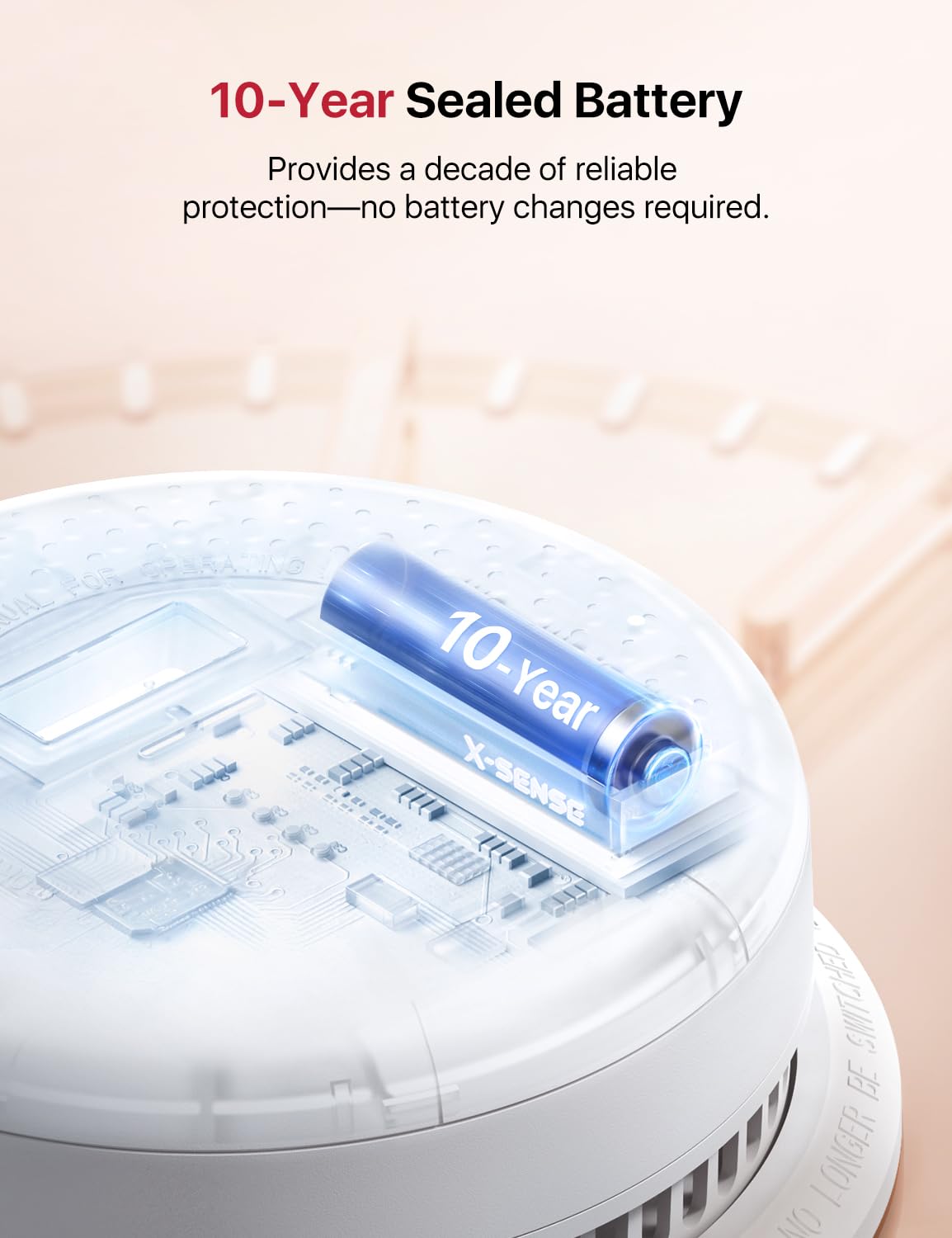 Wireless Interconnected Combination Smoke & CO Alarm F111