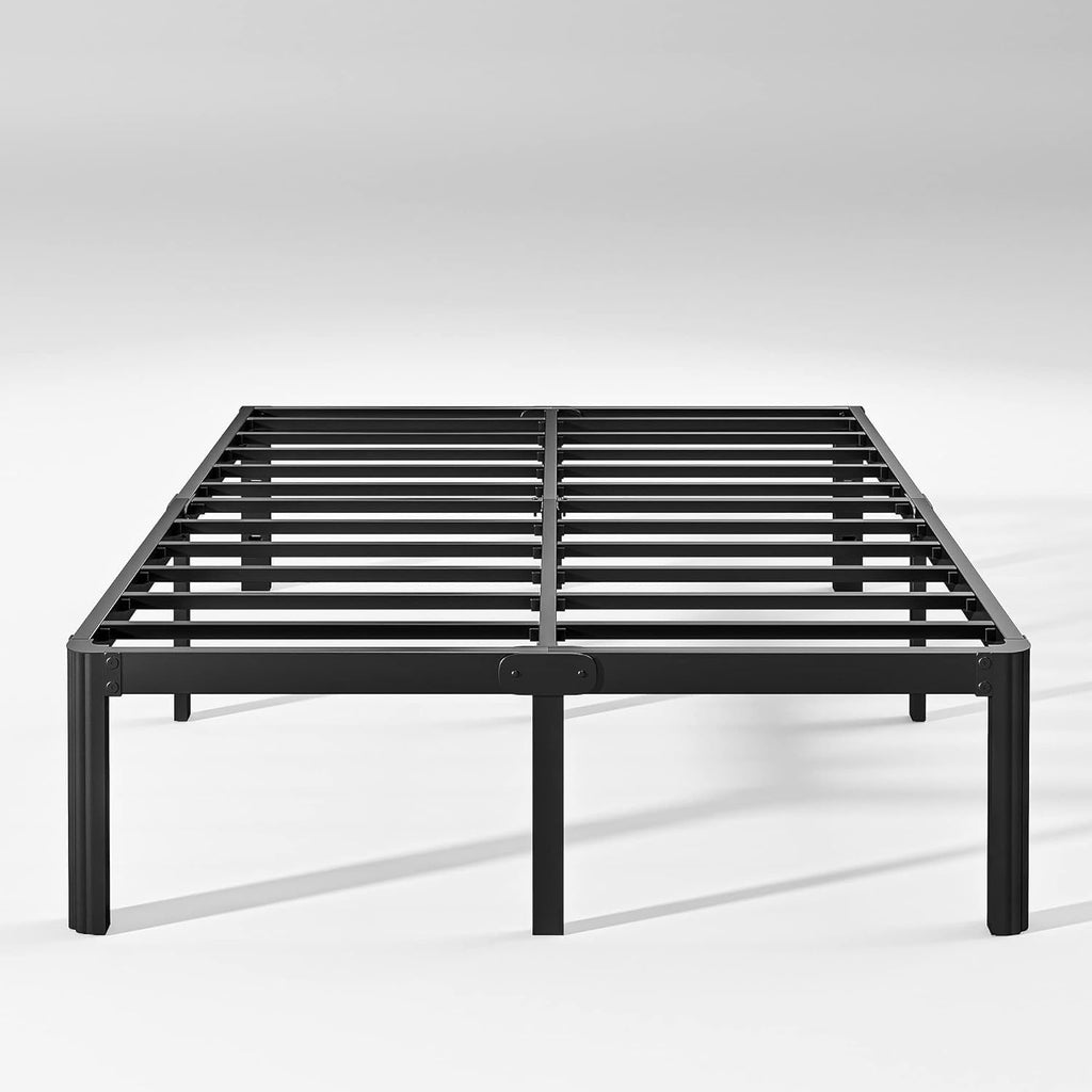 California King Heavy Duty Metal Platform Bed Frame with Round Corners X118773