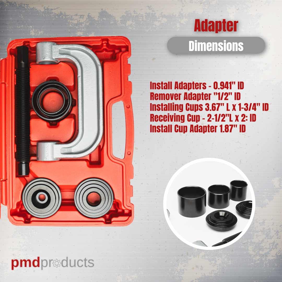 Forged Ball Joint Press Kit with Case M381933