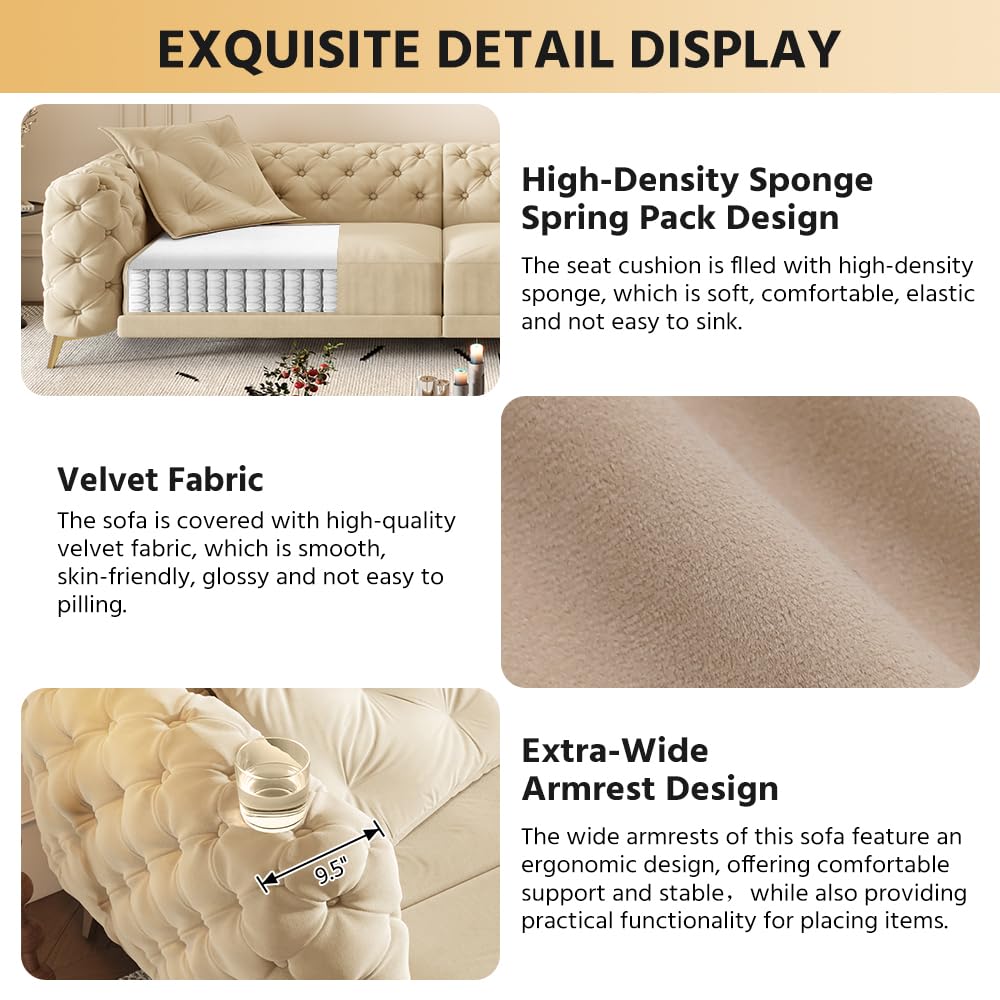 King Size Velvet Sleeper Sofa Bed M76933