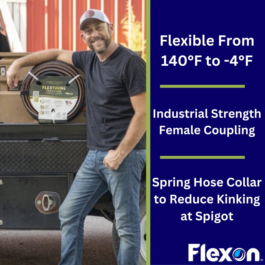 5/8" x 100ft Rubber Garden Hose F486
