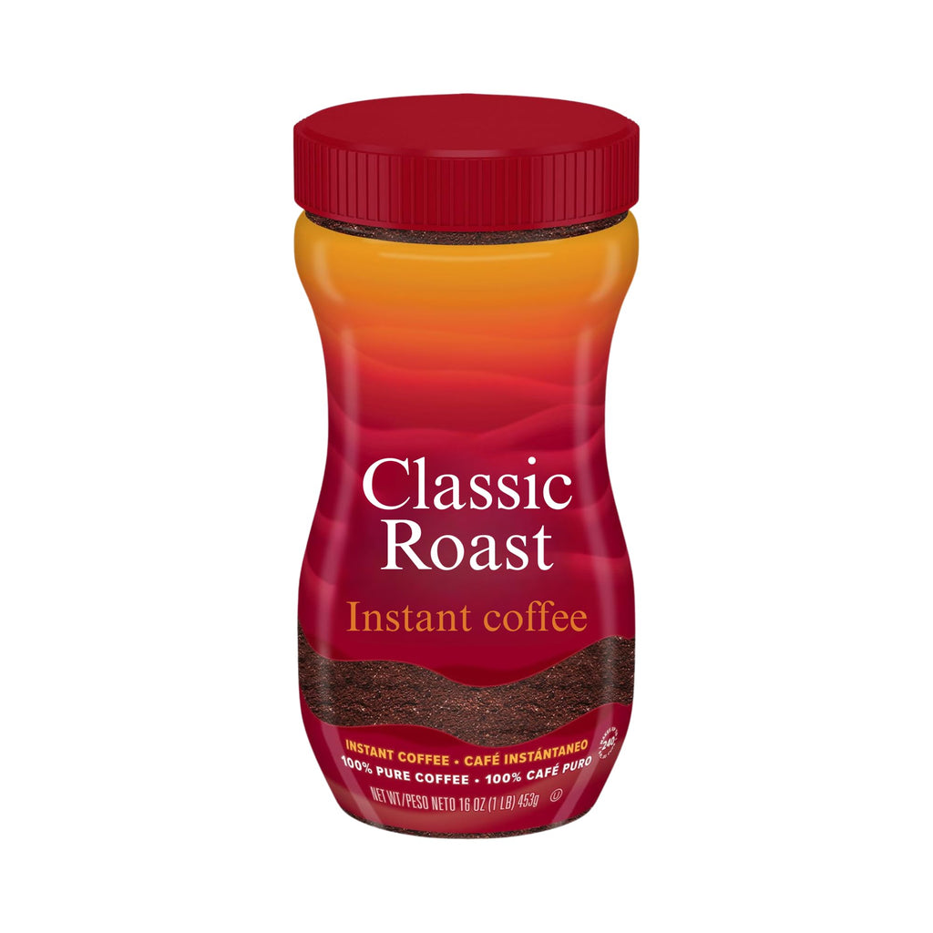 Instant Coffee Crystals Classic Roast 16 oz Z86137