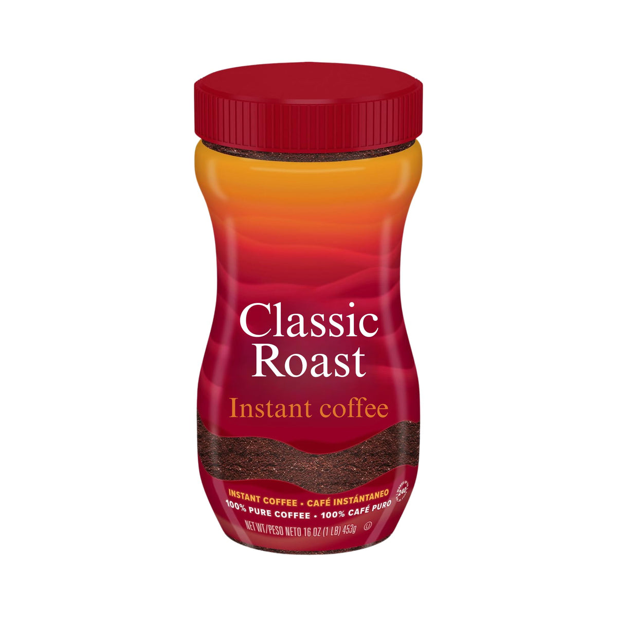 Instant Coffee Crystals Classic Roast 16 oz Z86137