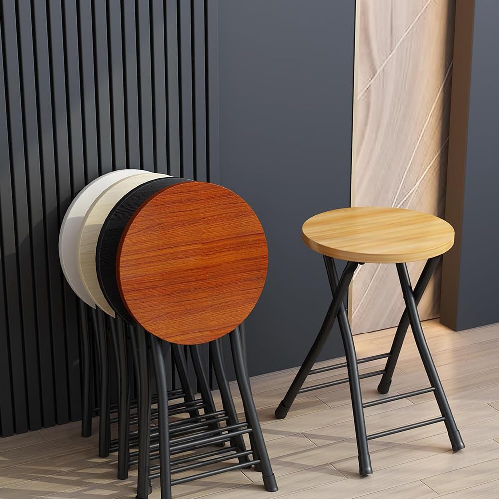 18 Inch Backless Folding Bar Stool with Footrest W90902