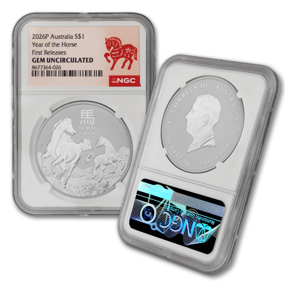 1 oz Australian Silver Lunar Year of the Horse Coin B64828