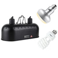 15inch Dual Reptile Light Fixture with Bulb Kit V572