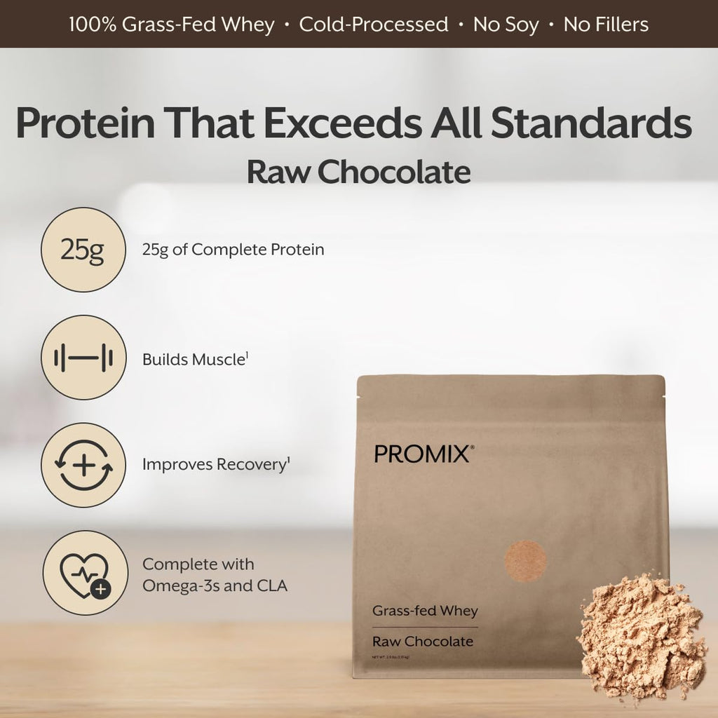 Whey Protein Powder Raw Chocolate 5 Pound K635376