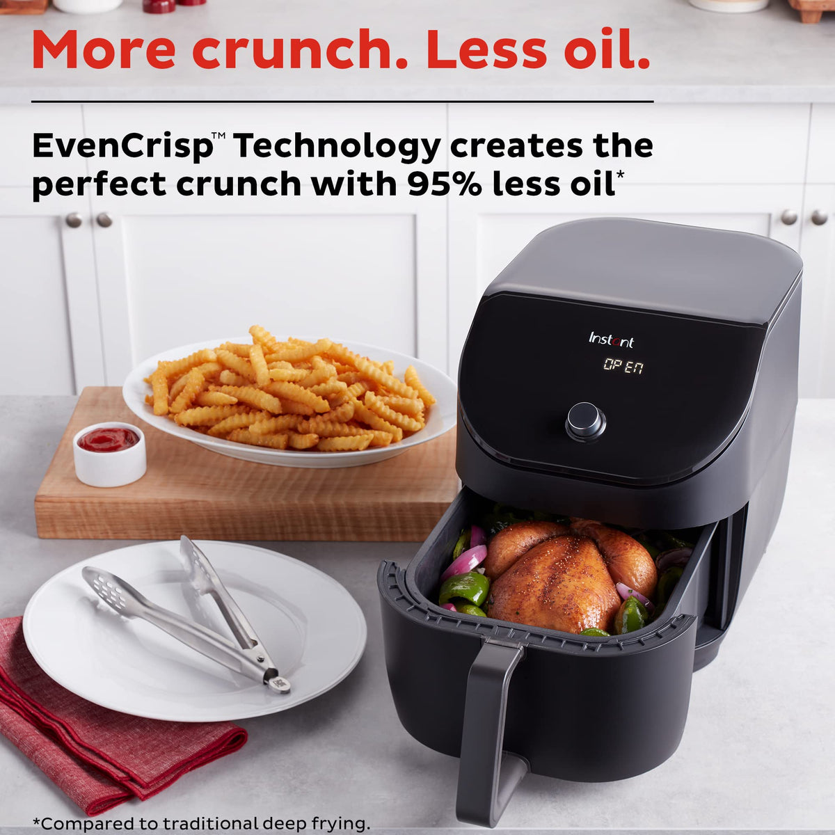 6QT Nonstick Dishwasher-Safe Air Fryer D82581
