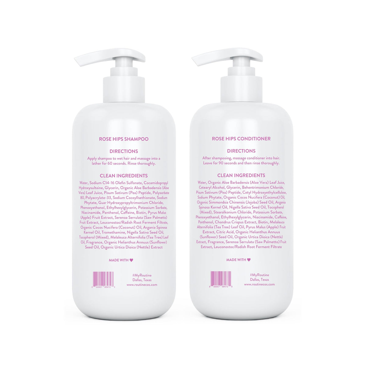 Biotin Color Safe Sulfate-Free Shampoo and Conditioner Set and Hair Serum T43621