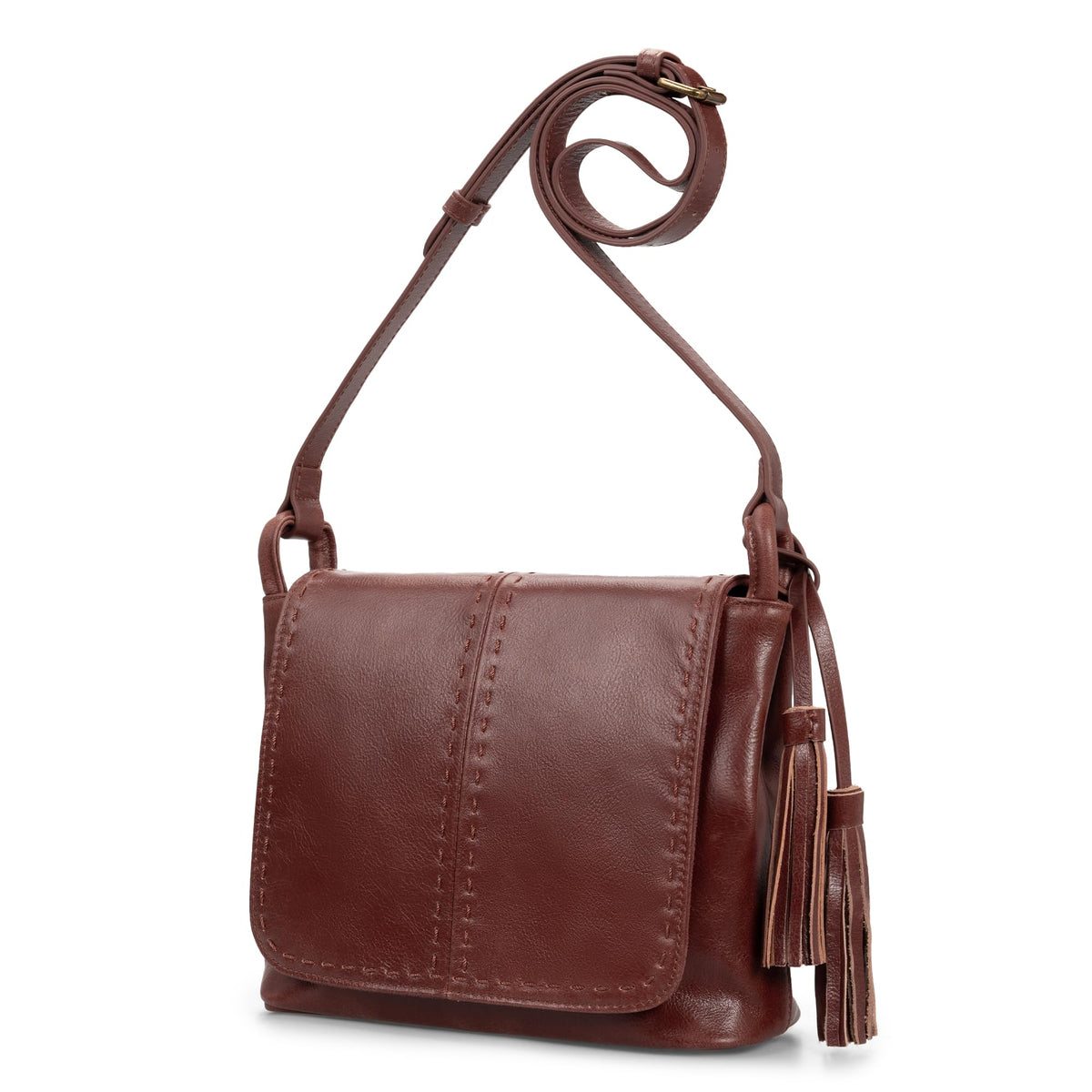 Vintage Leather Crossbody Bag with Multi-Pockets RFID I1719