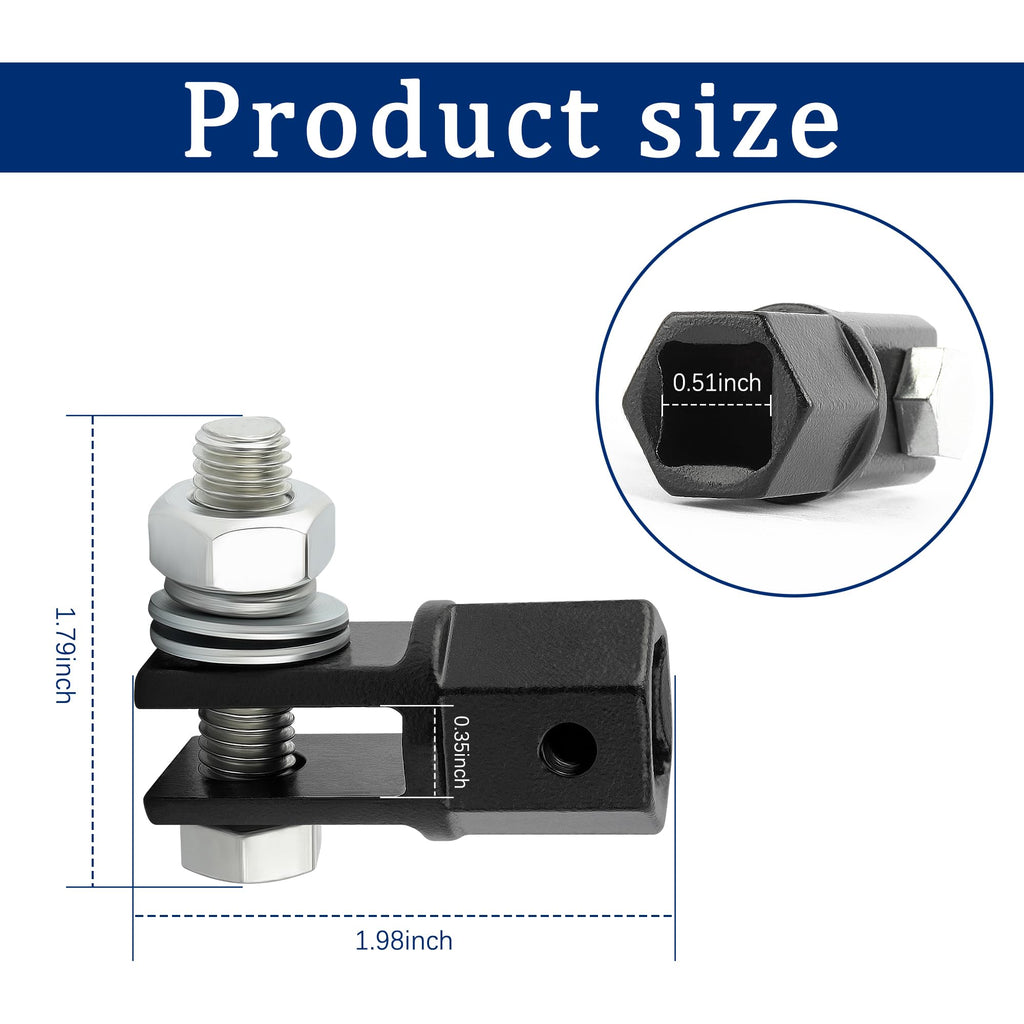 Scissor Jack Adapter for 1/2" Impact Drills W203