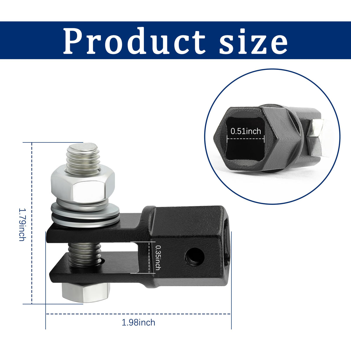 Scissor Jack Adapter for 1/2" Impact Drills W203