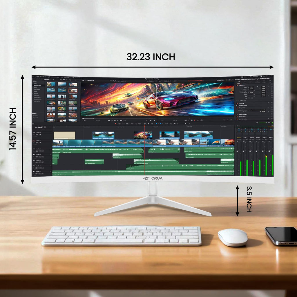 34 Inch 21:9 UWQHD 100Hz IPS Ultrawide Curved Monitor Z567