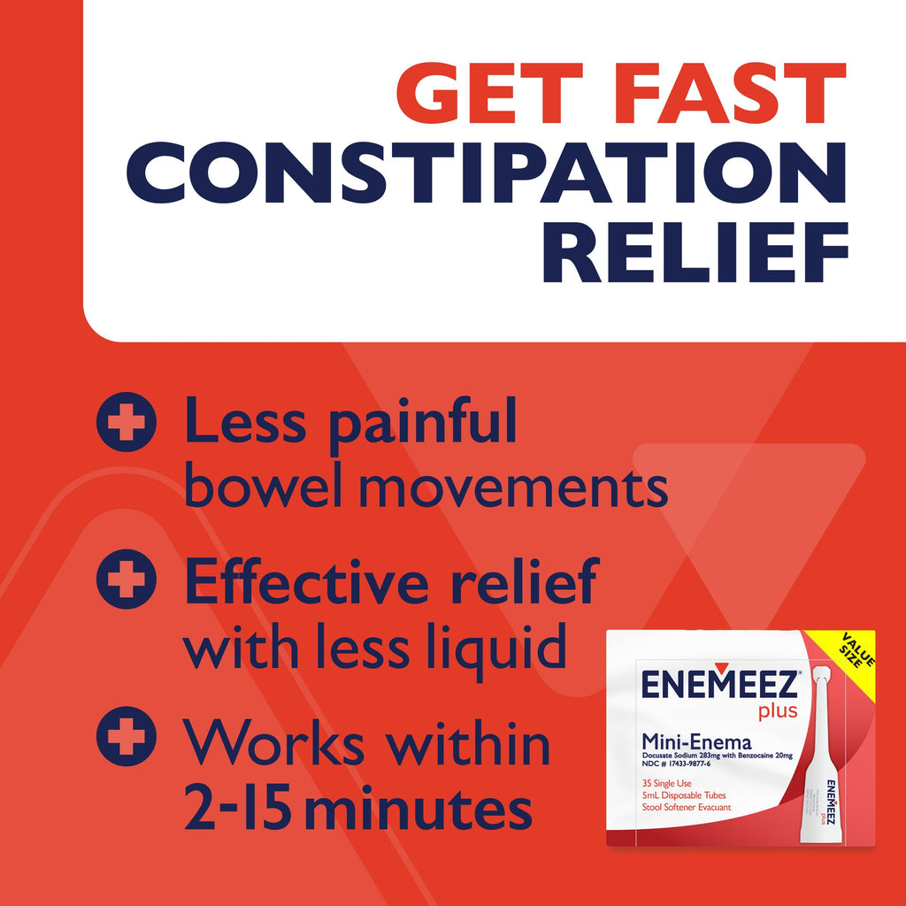 Docusate Sodium Benzocaine Mini Enema 35 Count S8061