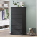 Black 8 Drawer Wood Dresser D33965
