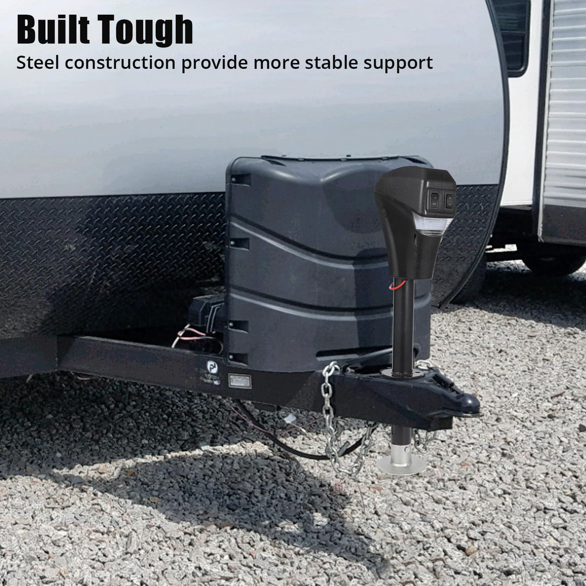 Electric Trailer A-Frame Tongue Jack 3,500 Lbs 18-Inch Stroke 12V DC D5087