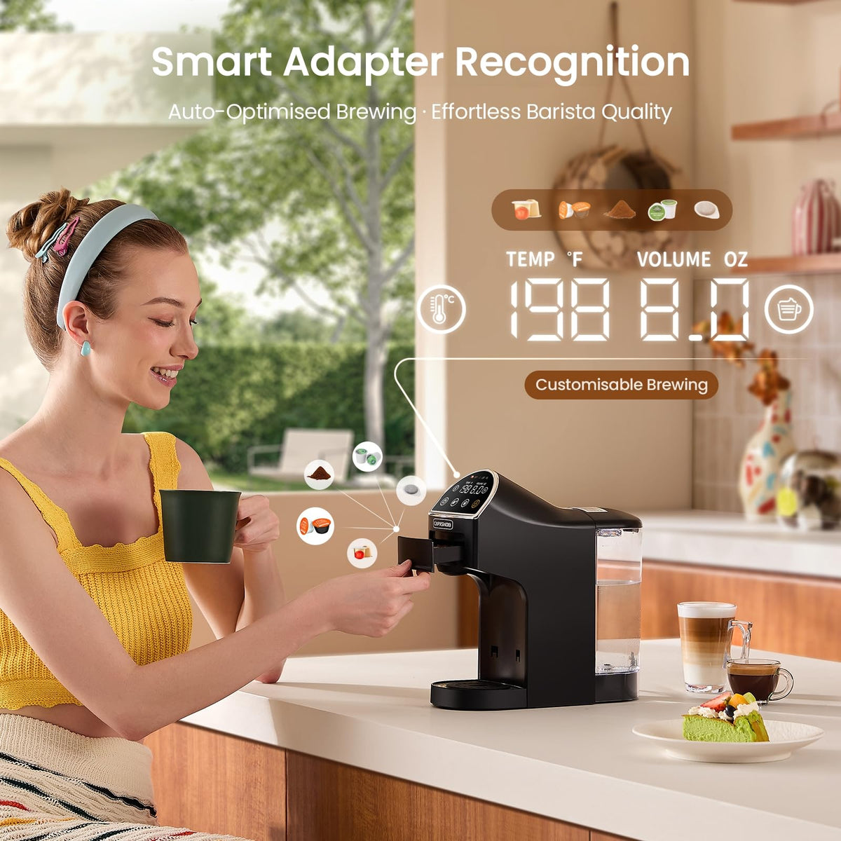 5-in-1 Coffee Maker & Machine A548