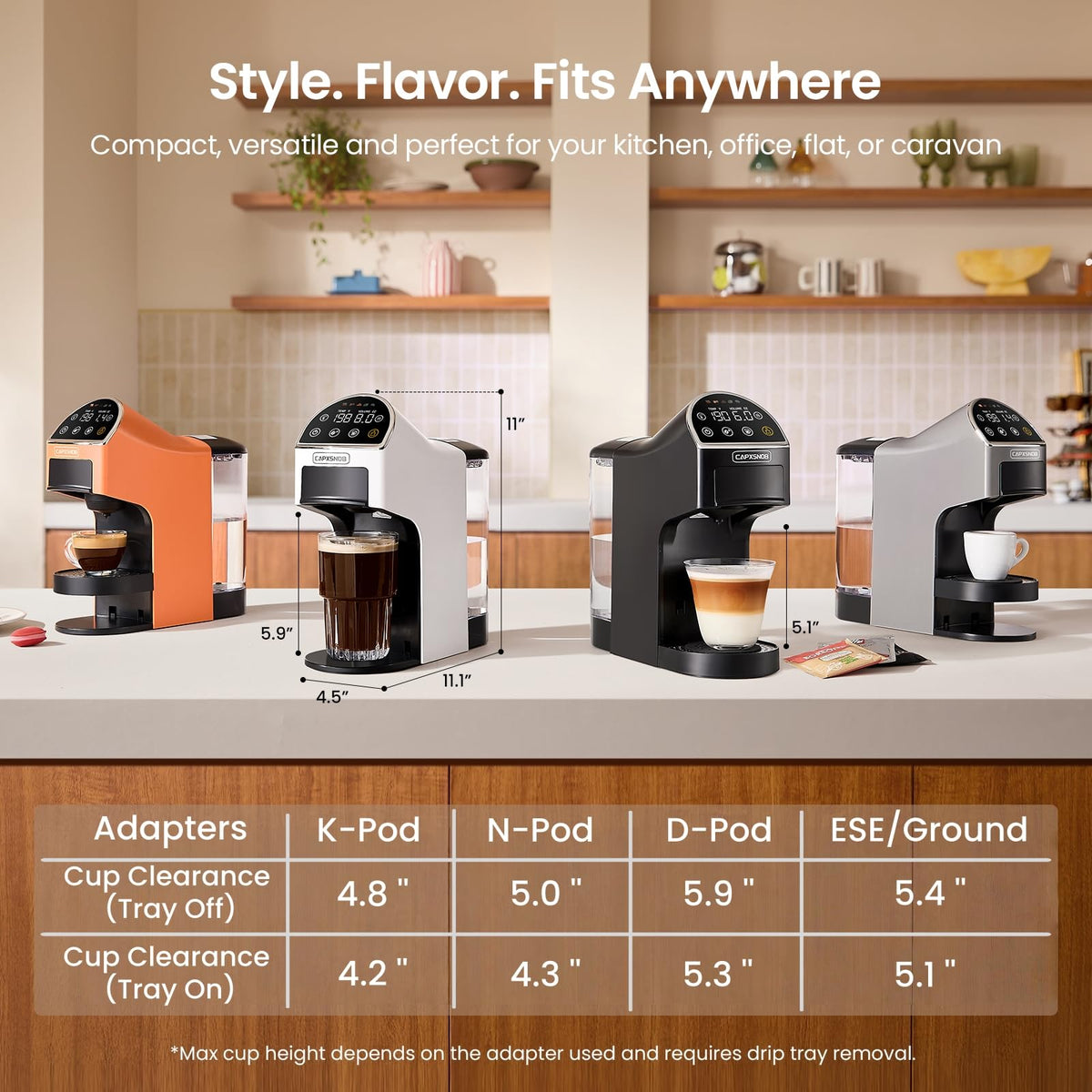 5-in-1 Coffee Maker & Machine A548