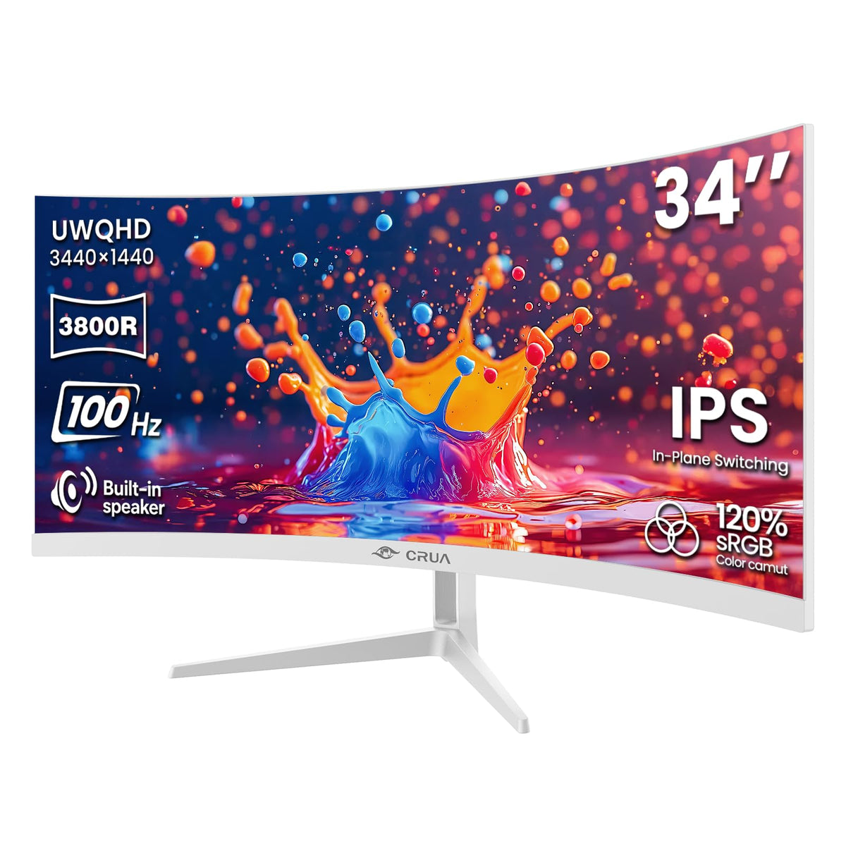 34 Inch 21:9 UWQHD 100Hz IPS Ultrawide Curved Monitor Z567
