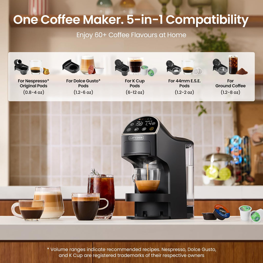 5-in-1 Coffee Maker & Machine A548