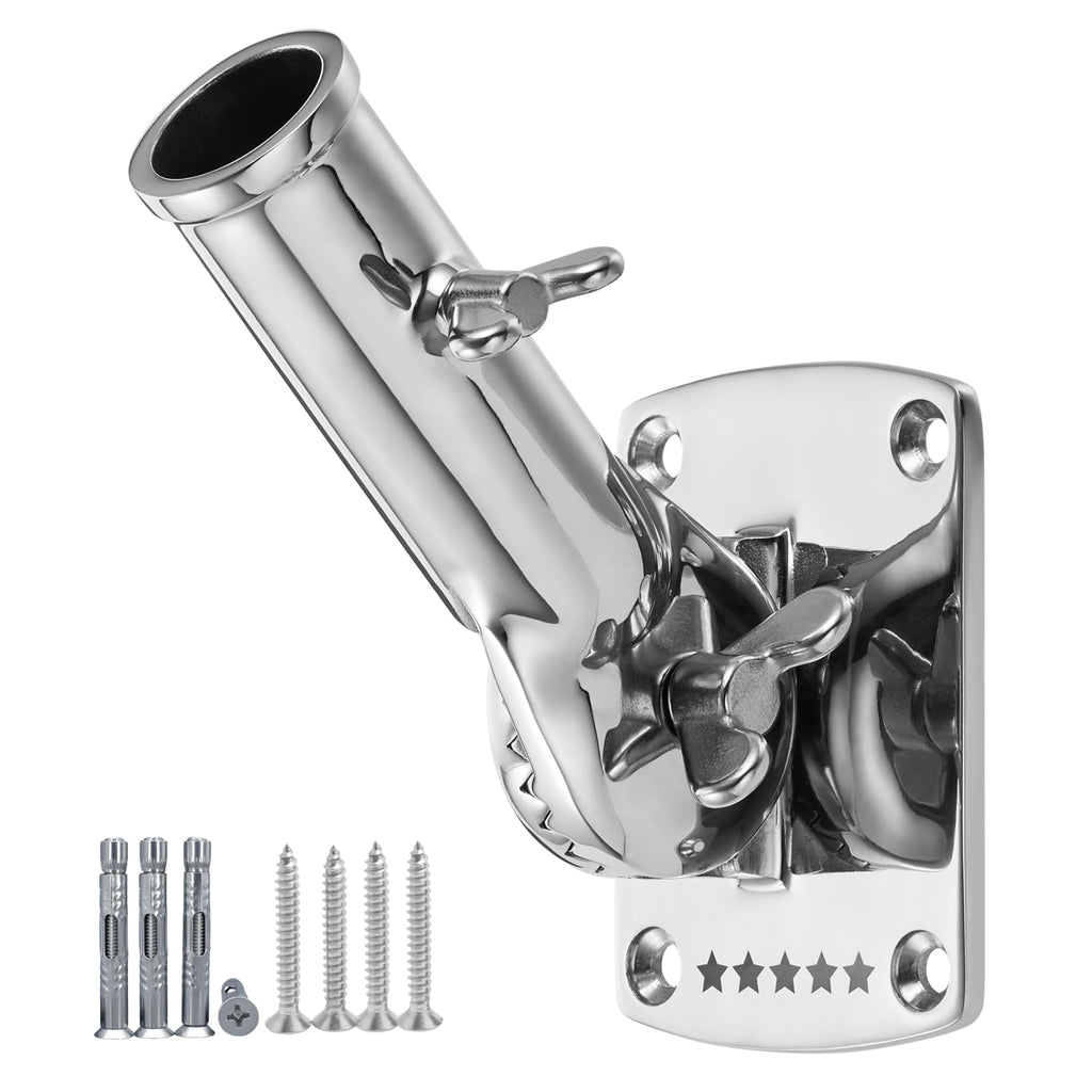316 Stainless Steel Adjustable Flag Pole Holder X443905