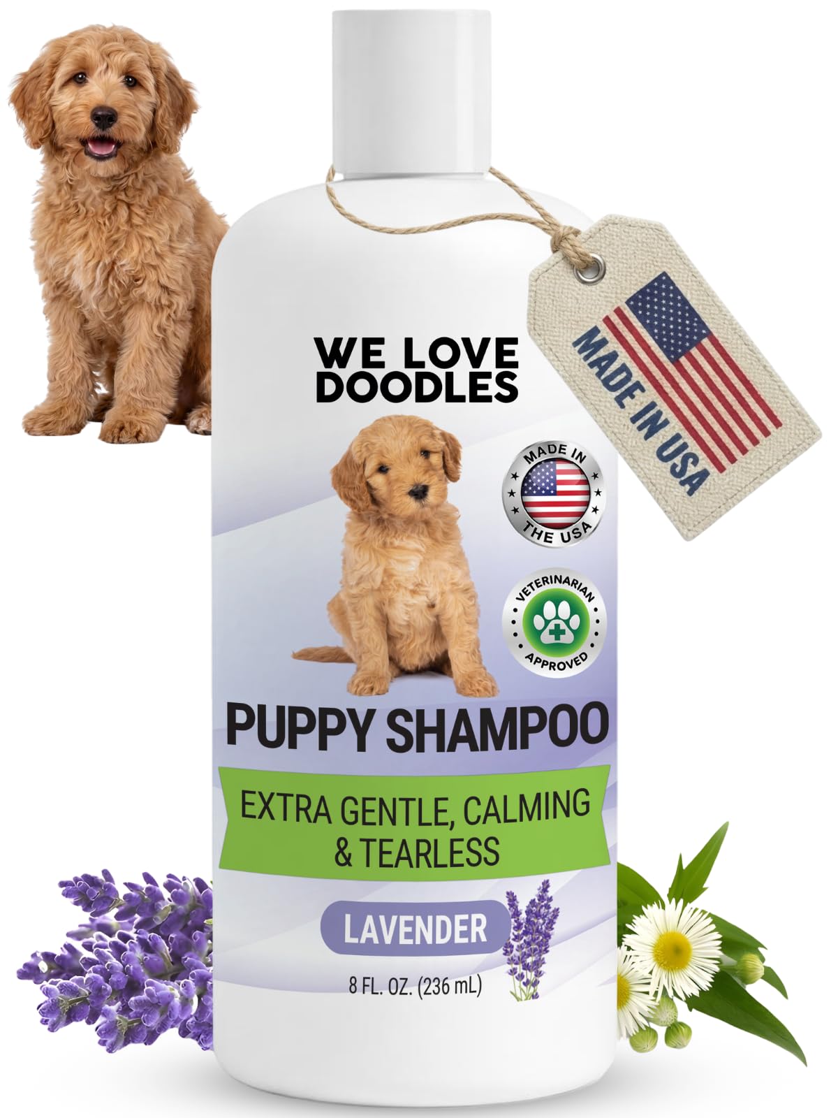 Tearless Hypoallergenic Puppy Shampoo & Conditioner 8 oz M2123