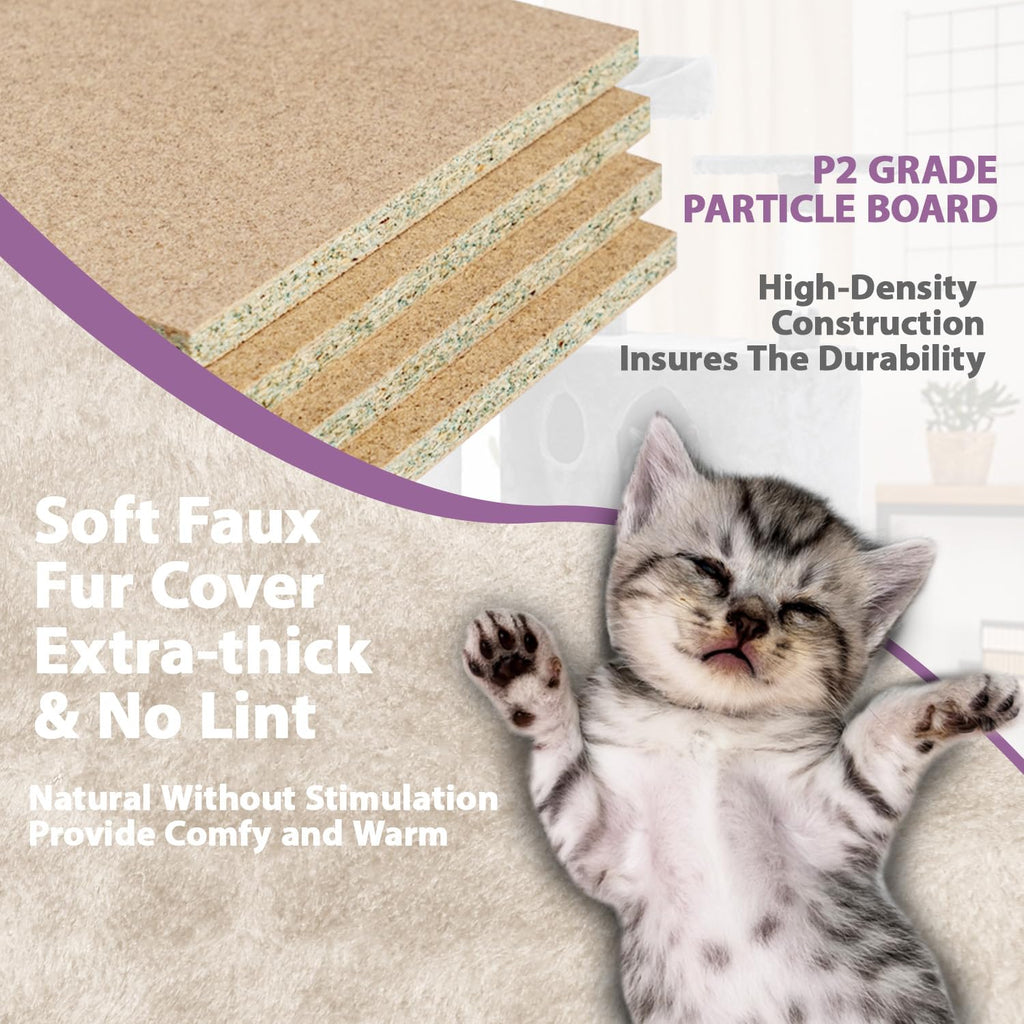 70 Inches Multi-Level Cat Tree with Scratching Posts K321735