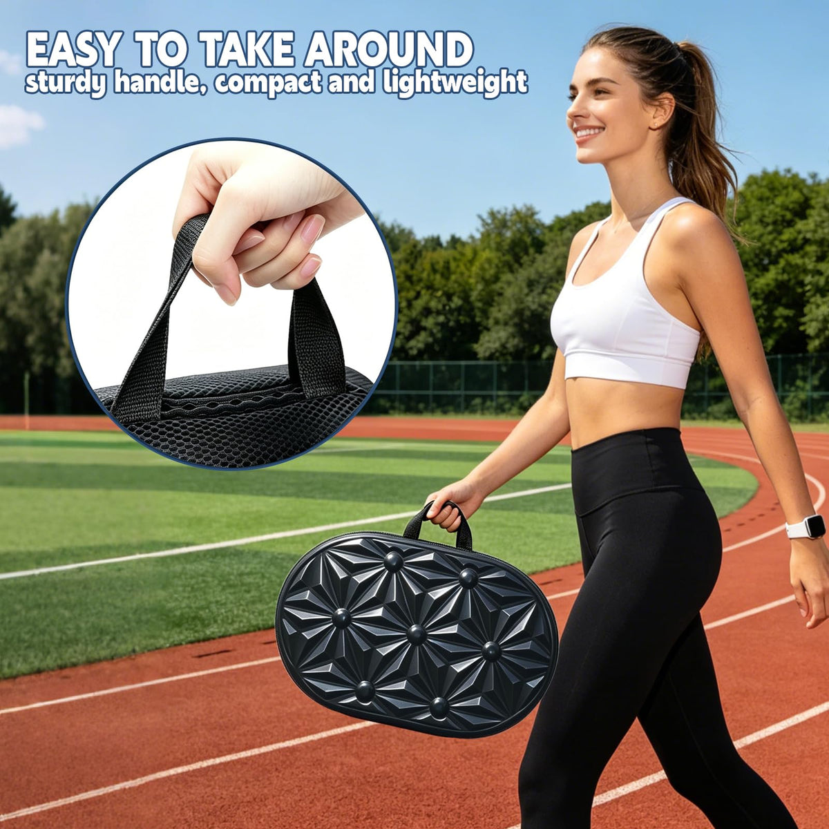 Foldable Cooling Gel Memory Foam Seat Cushion O105121
