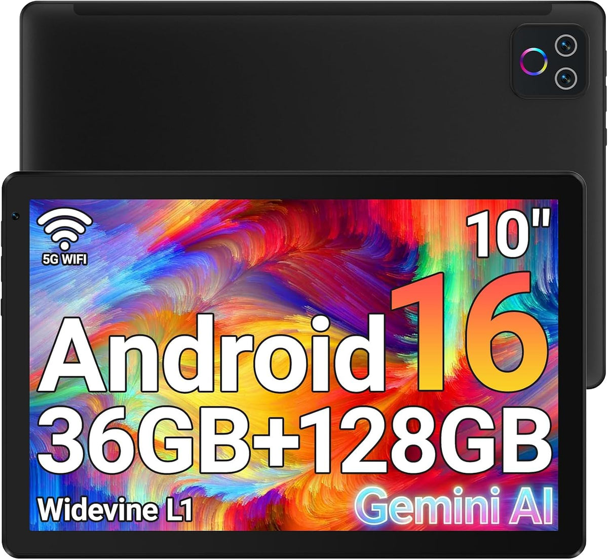 10.1" Android 16 Tablet Octa-core 36GB+128GB Dual Camera H542