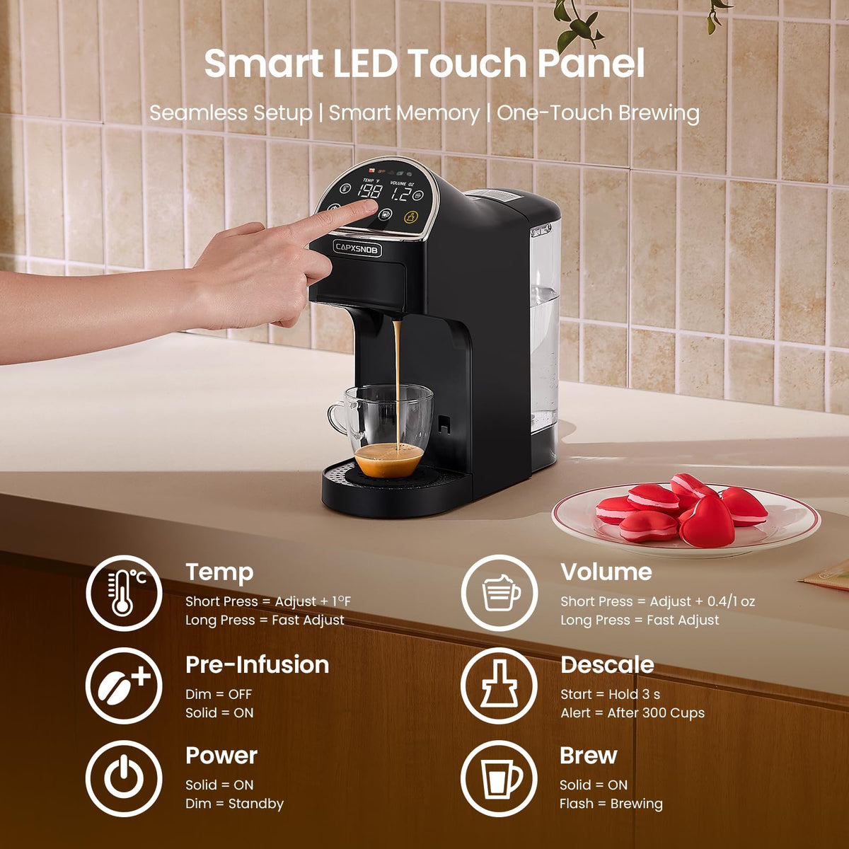 5-in-1 Coffee Maker & Machine A548