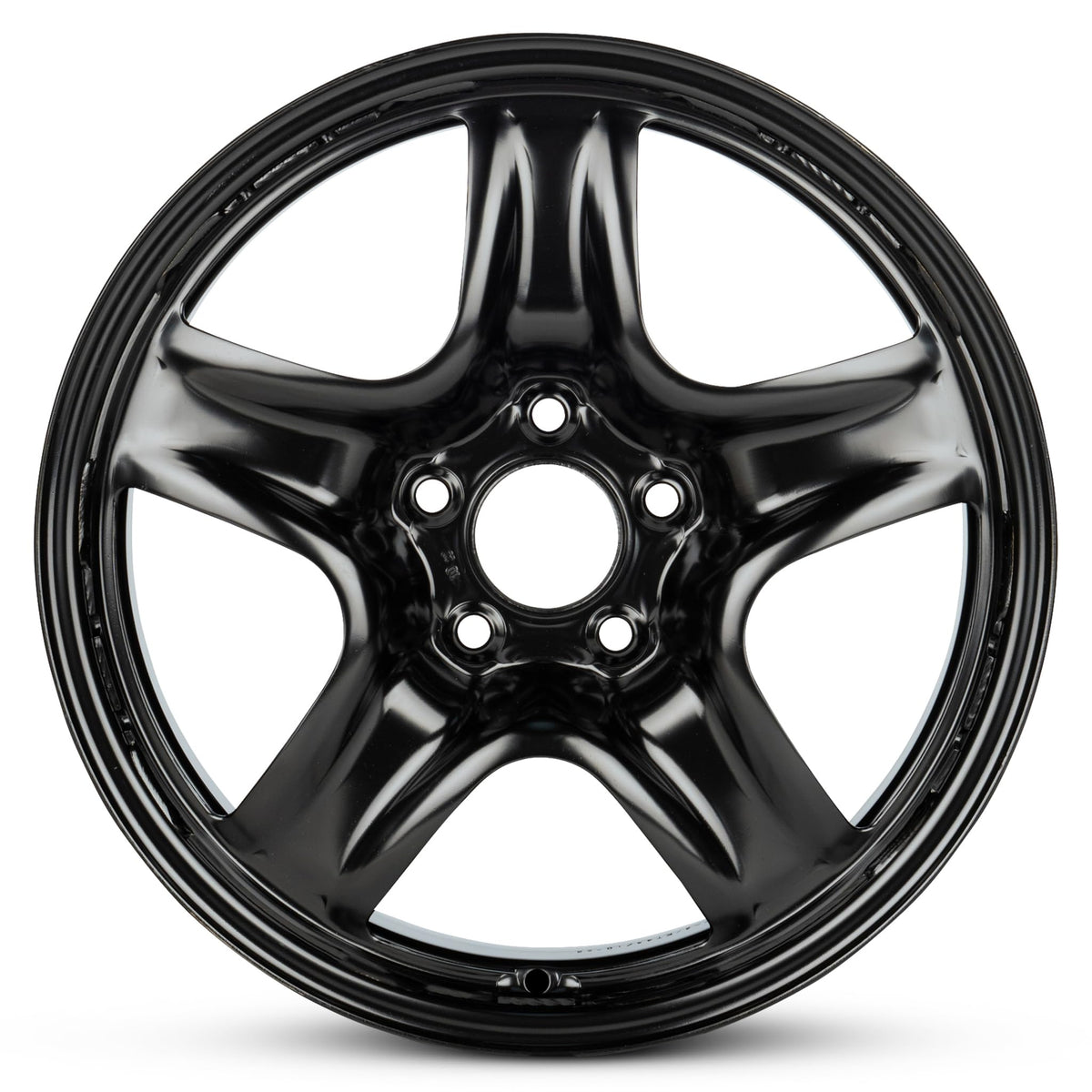 17 Inch Painted Black Car Wheel Y4479